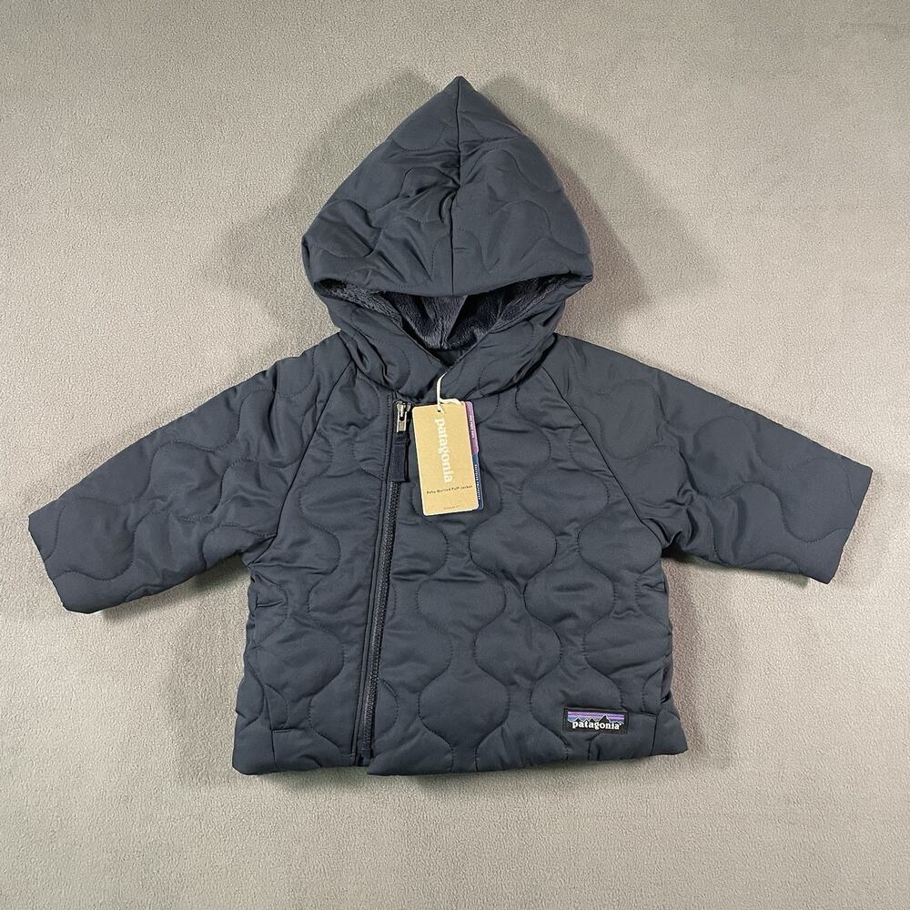 Patagonia Baby Quilted Puff Jacket Navy 3-6 Months